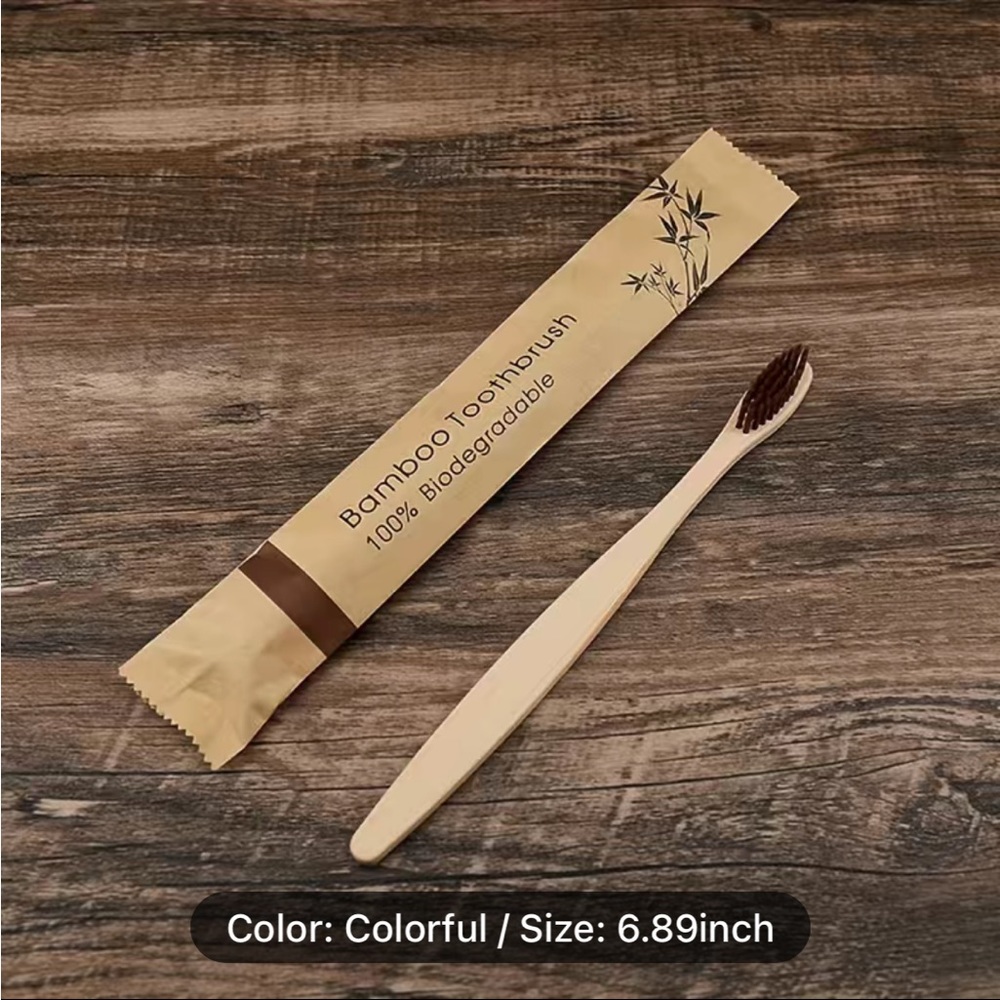 Biodegradable Bamboo Toothbrush - Picture 5 of 6
